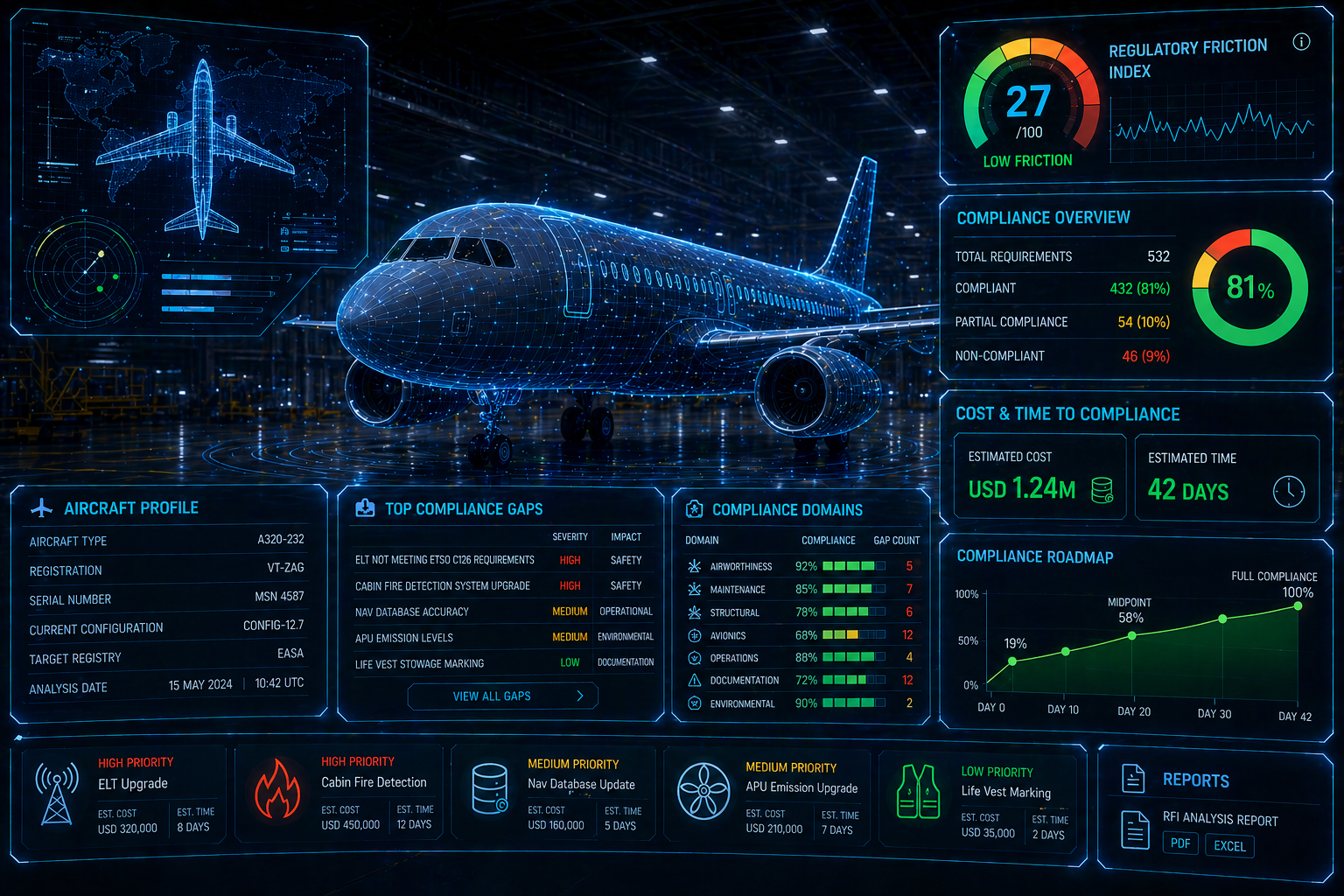 Aviation compliance and regulatory documentation review